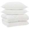 vidaXL Duvet d'hiver 240 x 220 cm 450 GSM Microfibre Blanc