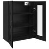 vidaXL Armoire murale suspendue Montage mural Noir 69,5 x 34 x 90 cm