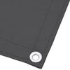 vidaXL &Eacute;cran de balcon anthracite 90x700 cm 100% polyester oxford