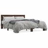 vidaXL Cadre de lit sans matelas ch&ecirc;ne marron 160x200 cm
