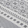 vidaXL Tapis Gris et blanc 80x150 cm Coton