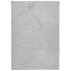 vidaXL Tapis IZA poils courts style scandinave gris 160x230 cm