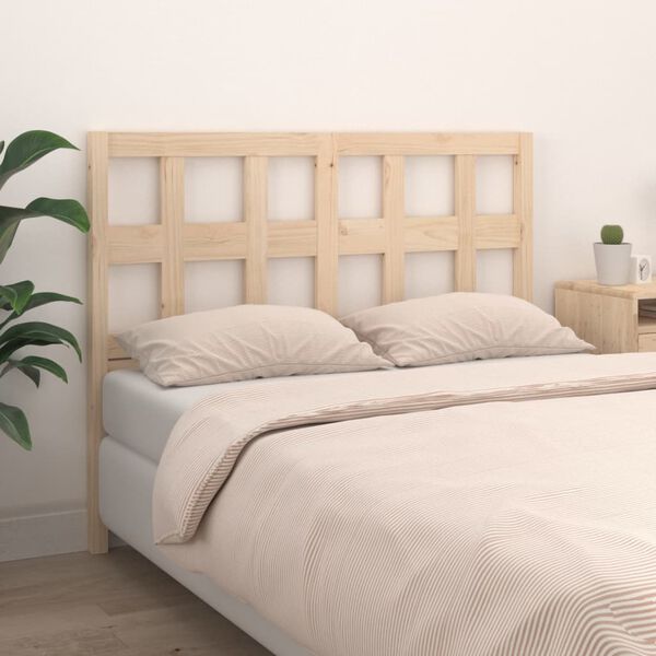 vidaXL T&ecirc;te de lit 165,5x4x100 cm Bois massif de pin
