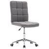vidaXL Chaises &agrave; manger lot de 2 gris clair tissu