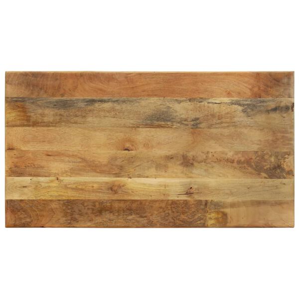 vidaXL Table à dîner 110x60x76 cm Bois de manguier massif