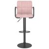 vidaXL Tabouret de bar Rose Velours