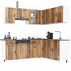 vidaXL Ensemble d'armoires de cuisine 11 pcs Lucca bois d'ing&eacute;nierie