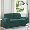 vidaXL Canap&eacute; 140cm Vert fonc&eacute; M&eacute;tал