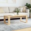vidaXL Table basse ch&ecirc;ne sonoma 102x50x35 cm bois d'ing&eacute;nierie