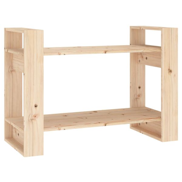 vidaXL Biblioth&egrave;que/S&eacute;parateur de pi&egrave;ce 80x35x56,5 cm Pin massif