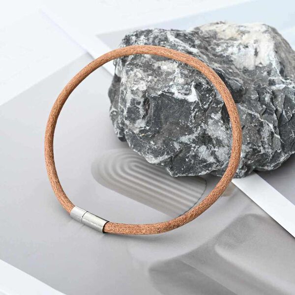 vidaXL Corde en Cuir Marron &Oslash;5 mm x 50 m Cuir