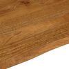 vidaXL Dessus de table 110x80x2,5 cm bord vivant bois massif manguier