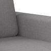 vidaXL Fauteuil Gris clair 60 cm Tissu