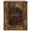 vidaXL Maison pour chat Ch&ecirc;ne fum&eacute; 53 x 52 x 62 cm Bois d'ing&eacute;nierie
