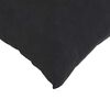 vidaXL Coussins de canap&eacute; 2 pcs Noir 60 x 40 cm
