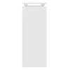 vidaXL Table console blanc 102x30x80 cm bois d'ingénierie