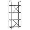 vidaXL &Eacute;tag&egrave;re Gris Sonoma 60 x 30 x 146 cm Bois d'ing&eacute;nierie