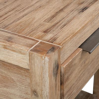 vidaXL Table de chevet avec tiroir 40x30x48 cm Bois d'acacia solide