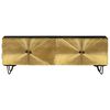 vidaXL Meuble TV 130x30x45 cm Bois massif de manguier