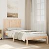 vidaXL Cadre de lit extra long sans matelas 100x210 cm bois massif