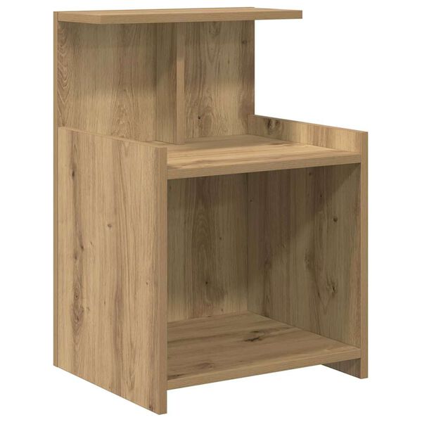 vidaXL Cabinet de chevet Ch&ecirc;ne artisanal 40 x 35 x 60 cm