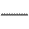 vidaXL Cadre de lit sans matelas gris 150x200 cm bois de pin massif