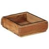 vidaXL Plateau 2 pcs Marron 29 x 31 x 10 cm Bois Recycl&eacute; Solide