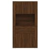 vidaXL Buffet haut Ch&ecirc;ne marron Bois d'ing&eacute;nierie