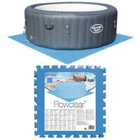 Bestway Protecteurs de sols de piscine 8 pcs bleu 58220