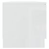 vidaXL Meubles TV 2 pcs Blanc brillant 80x35x36,5 cm Bois d'ingénierie