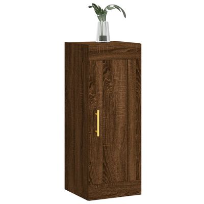 vidaXL Armoire murale chêne marron 34,5x34x90 cm bois d'ingénierie