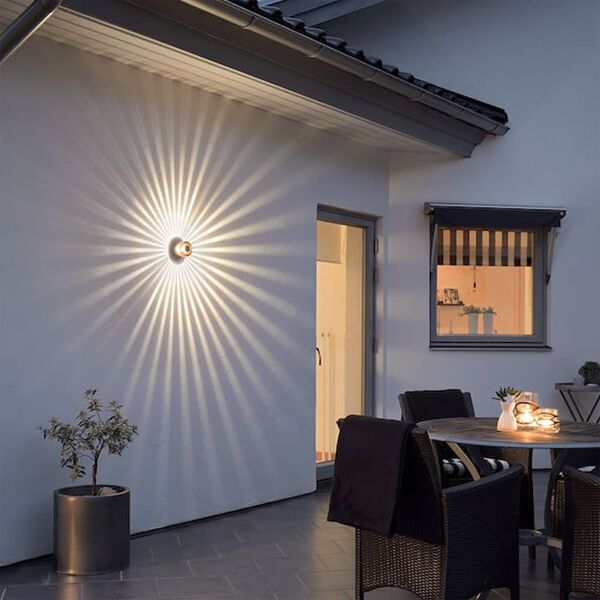 KONSTSMIDE Applique murale Monza 1x3W Anthracite