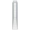 vidaXL Paniers &agrave; gabions arqu&eacute;s 5 pcs 400x30x160/180 cm Fer galvanis&eacute;