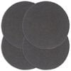 vidaXL Napperons 4 pcs Gris fonc&eacute; Plain 38 cm Rond Coton