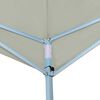 vidaXL Belv&eacute;d&egrave;re pliable 5x5 m Cr&egrave;me