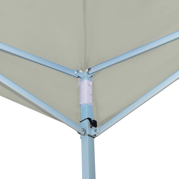 vidaXL Belv&eacute;d&egrave;re pliable 5x5 m Cr&egrave;me
