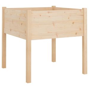vidaXL Jardini&egrave;re d'ext&eacute;rieur 70x70x70 cm bois de pin massif