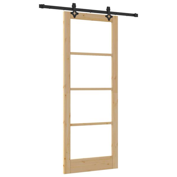 vidaXL Porte coulissante Naturel 83 x 211 cm