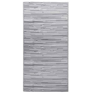 vidaXL Tapis d'ext&eacute;rieur ARAKIL Gris 190x290 cm PP