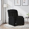 vidaXL Fauteuil inclinable &eacute;lectrique Noir Tissu