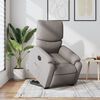 vidaXL Fauteuil inclinable &eacute;lectrique taupe tissu