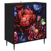 vidaXL Buffet KIEL Ch&ecirc;ne noir 69 x 33 x 76 cm Bois d'ing&eacute;nierie