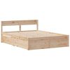 vidaXL Cadre de lit sans matelas 150x200 cm bois de pin massif