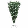 vidaXL Arbre de No&euml;l artificiel pr&eacute;-&eacute;clair&eacute; &agrave; l'envers avec ensemble de boules