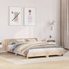 vidaXL Cadre de lit sans matelas 140x190 cm bois de pin massif