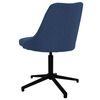 vidaXL Chaises pivotantes &agrave; manger lot de 6 bleu tissu