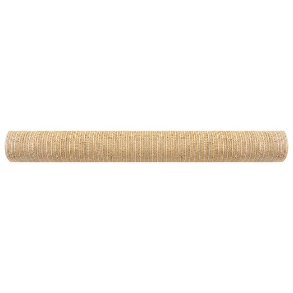 vidaXL Filet brise-vue Beige 1,2x50 m PEHD 195 g/m&sup2;