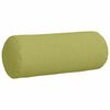 vidaXL Coussins d'accent 2 pcs Vert clair &Oslash; 15 x 40 cm tissu