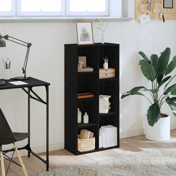 vidaXL Biblioth&egrave;que Ch&ecirc;ne noir 50 x 25 x 102 cm