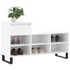 vidaXL Armoire &agrave; chaussures Blanc 102x36x60 cm Bois d'ing&eacute;nierie